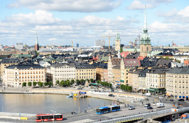 istock Stockholm Skyline from above, Sweden. 1050187470