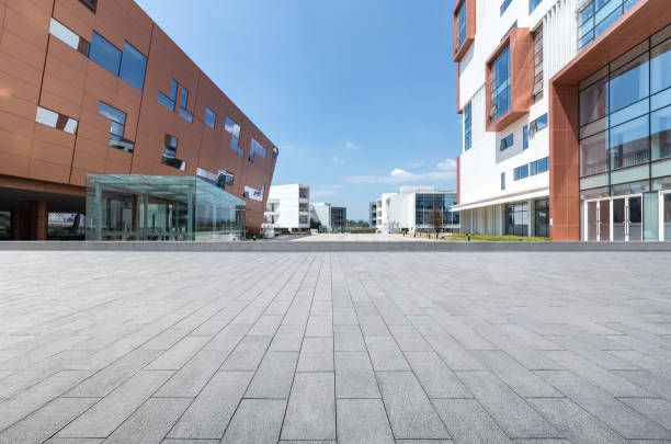 istock Empty floor and modern office building in Science and Technology Park ,chongqing,china 1050193366