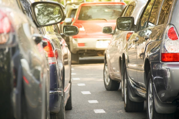 istock cars stuck in traffic jam 1050205482
