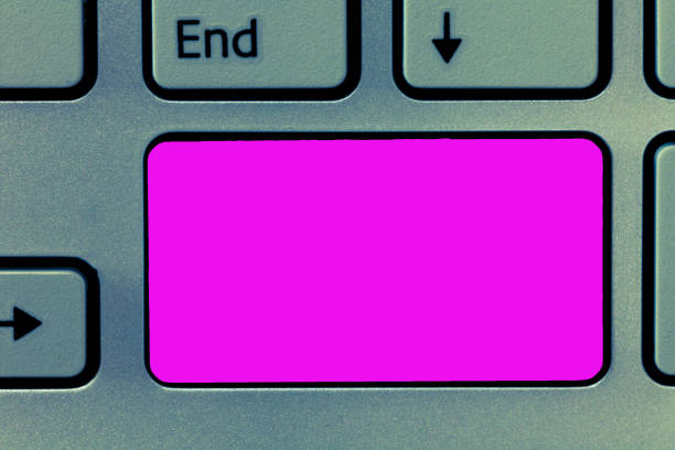 Design business concept Empty copy text for Web banners promotional material mock up template. Keyboard key Intention to create computer message, pressing keypad idea