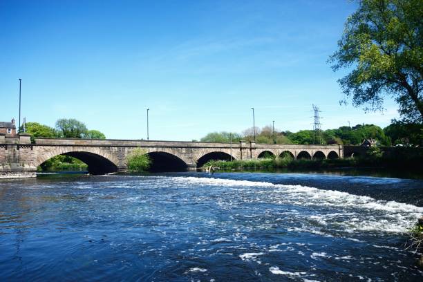 istock Trent bridge and river, Burton upon Trent. 1050213030