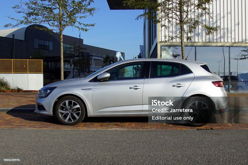 Grey Renault Megane 4 Hatchback Stock Photo - Download Image Now - Almere,  Car, City - iStock