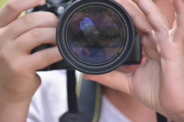 istock Close-up of a lens shot 1050239056