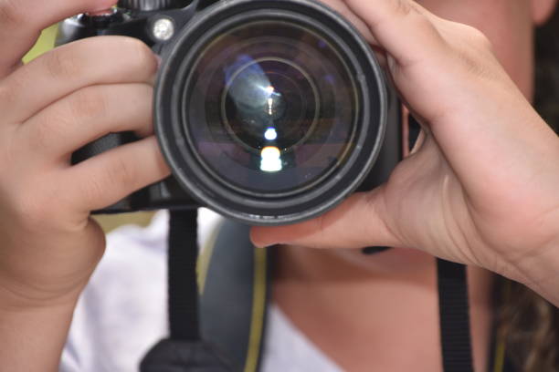 istock Close-up of a lens shot 1050241272