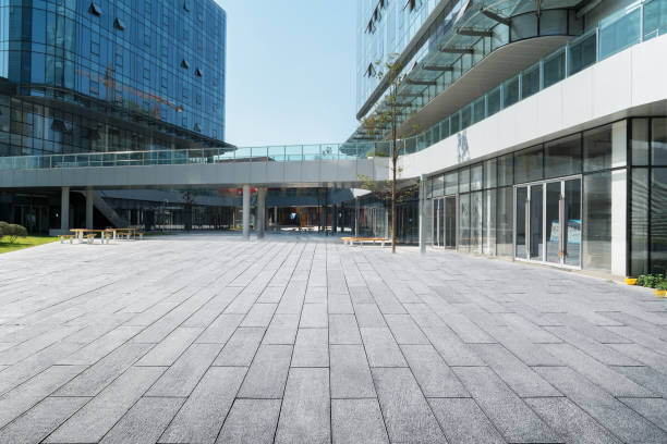 istock Empty floor and modern office building in Science and Technology Park ,chongqing,china 1050255636