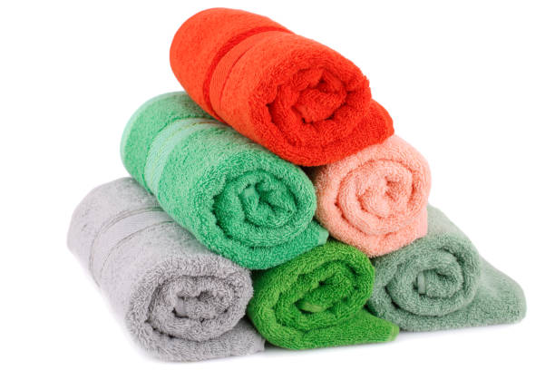 istock Colorful rolled towels 1050284522