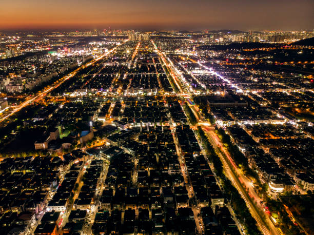 istock Cityscape Seoul at night 1050291226