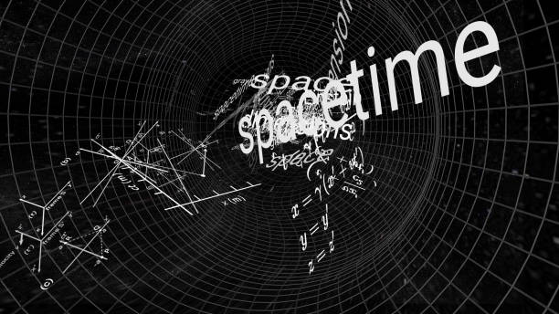 3d illustration Spacetime or Theory of relativity