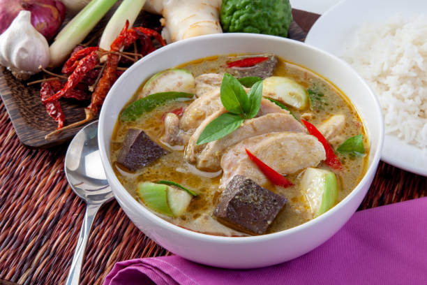 istock Green Curry Chicken Thai Cuisine 1050309600