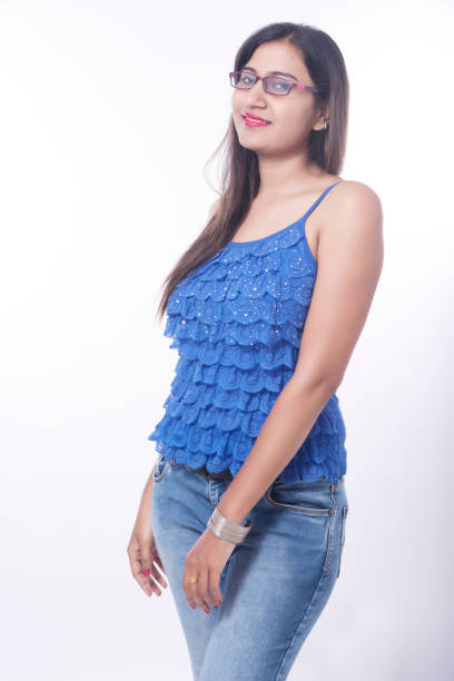 istock Young India Lady with facial expressions 1050321968