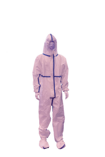 istock Medical protective clothing isolated in pink 1050329430