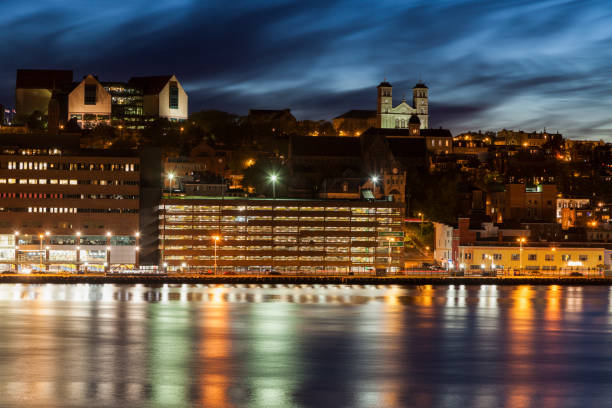 istock Panorama of St. John's at night 1050333176