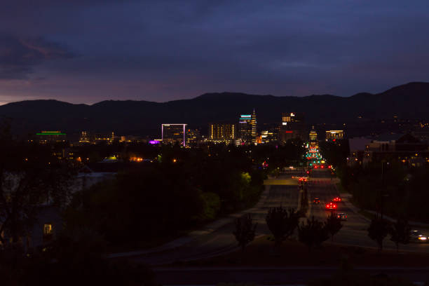 istock Lights of Boise 1050333380