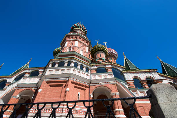 istock Saint Basil cathedral ( Temple of Basil the Blessed), Red Square, Moscow, Russia 1050358880