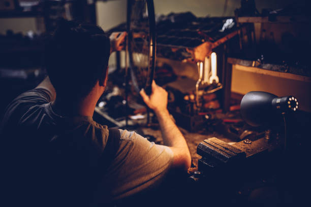 istock Busy day in work shop 1050362260