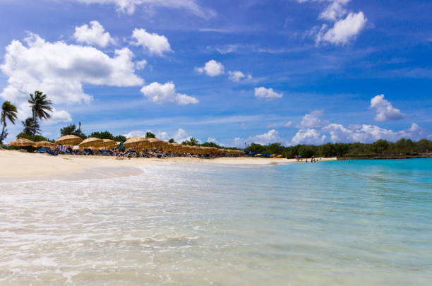 istock Mullet bay beach in st. Maarten 1050365316