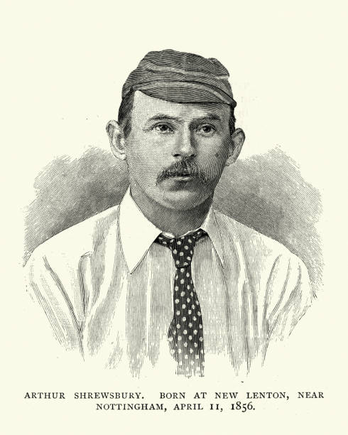 istock Arthur Shrewsbury, English cricketer, 19th Century 1050382942