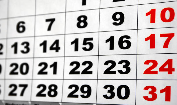 istock detail of a calendar 1050404610
