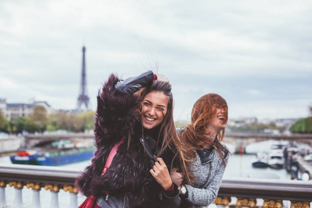 istock Best friends having fun in Paris 1050459142