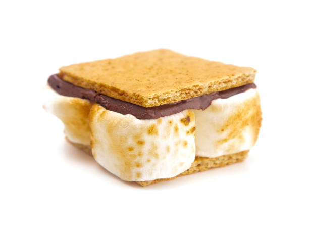 istock A Homemade Smore Isolated on a White Background 1050461460