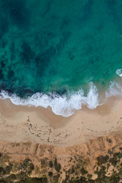 istock Aerial of Waves Breaking 1050466362