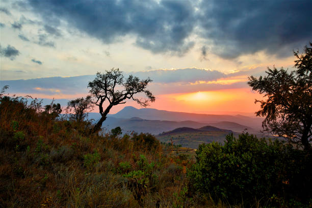 istock Colorful Sunrise Panoramic View in South Africa 1050484940
