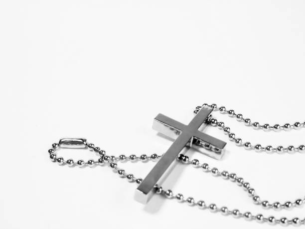istock Necklace of a cross 1050488082