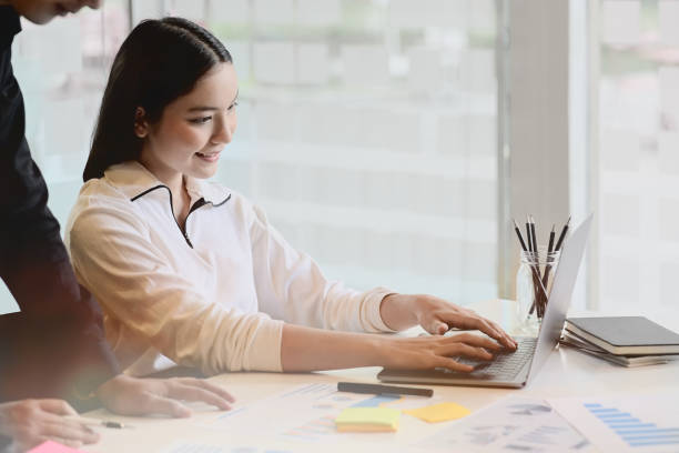istock Young UI UX designer planning layout applications mobile phone. 1050511336