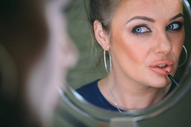 istock Beautiful woman with natural make-up 1050511482