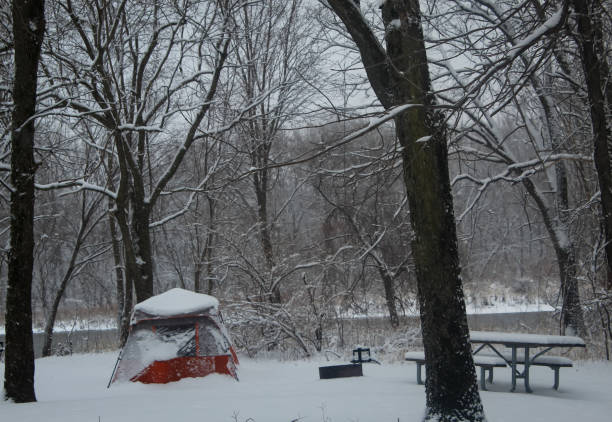 istock Winter at George Wyth State Park in Iowa, April 2018 1050547586