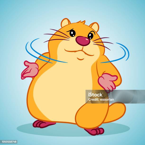 Uncertainty Groundhog Cartoon Character Stock Illustration - Download Image Now - Hamster, Beaver, Cartoon