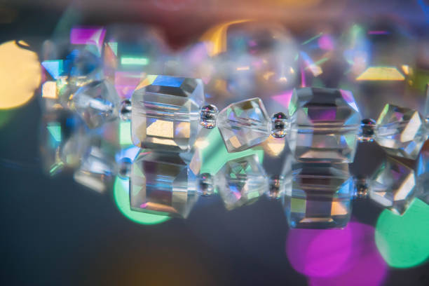 istock Jewellery on bright colourful background. 1050564504