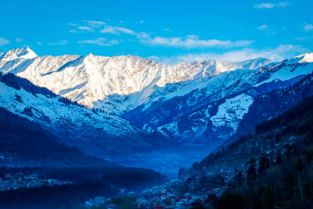 istock snow covered Himalayas in Manali India 1050585558