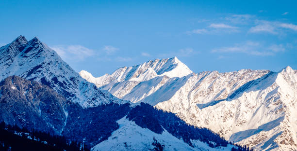 istock snow covered Himalayas in Manali India 1050585622