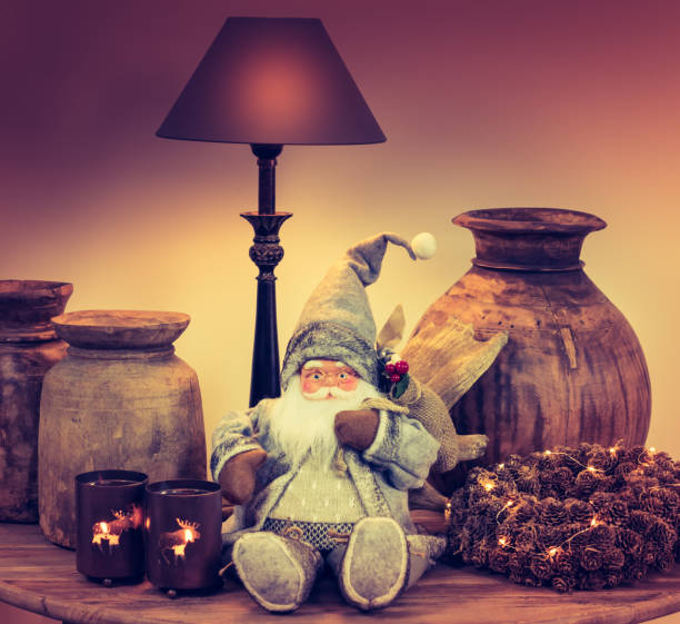 Vintage Christmas scene