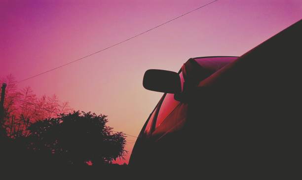 istock Beauty of evening|| car abstract|| sunset 1050600862