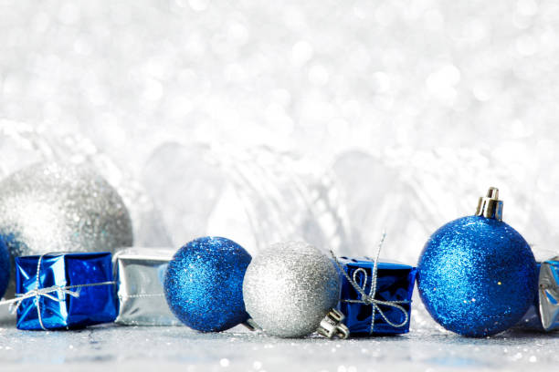 istock Decorative Christmas balls and gifts 1050616250