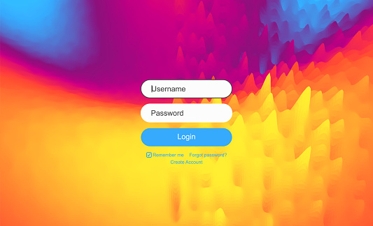 Example Login User Interface Modern Login User Interface Modern Screen Design For Mobile App And Web Design ...