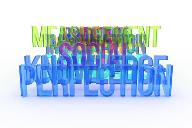 istock Perfection, business conceptual colorful 3D words. Backdrop, cgi, alphabet & creativity. 1050634404
