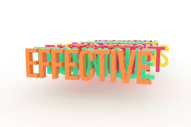 istock Effective, business conceptual colorful 3D words. Web, typography, title & abstract. 1050636770