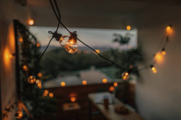 istock Decorating balcony for winter holidays 1050646238