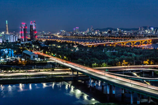 istock VDCM002 Seoul night view 1050656260