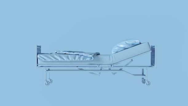 istock Pale Blue Hospital Bed 1050662482