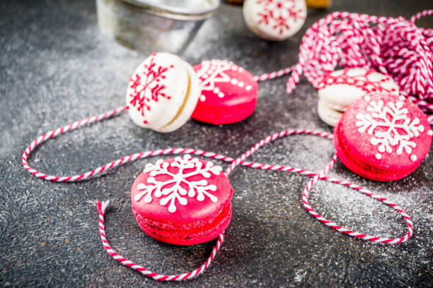 istock Christmas macaron cookies 1050665418