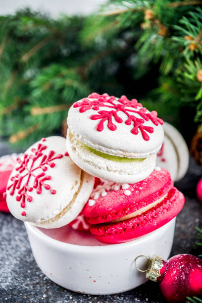 istock Christmas macaron cookies 1050665640