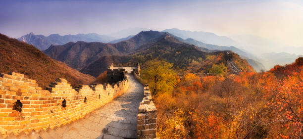 istock China Great Wall Horizon Narrow pan 1050682722