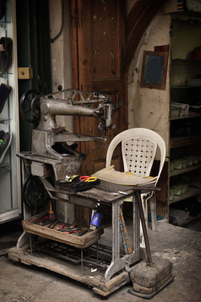 istock Shoe Making Machine, Tripoli, Lebanon 1050689094