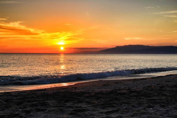 istock Sunset on the beach in Cabo de Gata, Almeria 1050696584