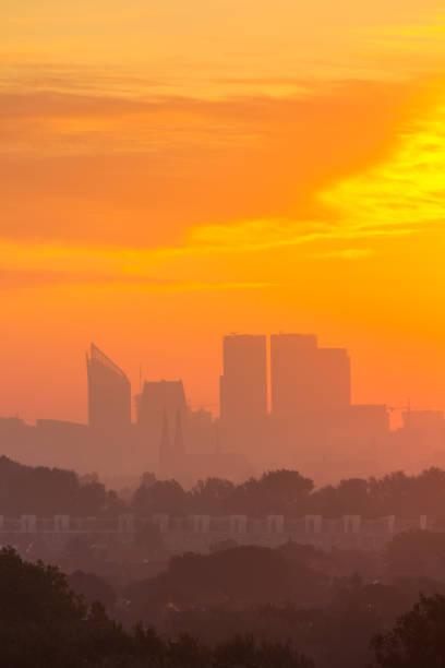 istock modern city skyline at golden hour 1050697034
