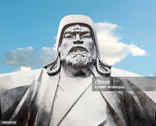 Genghis Khanimperador Mongol - Fotografias de stock e mais imagens de Genghis Khan - Genghis Khan, Estátua, Mongólia